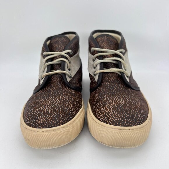 Diemme Italy Men EU Size 44 US 10 Leather Suede Casual Sneaker Shoes Brown Grey - Picture 3 of 12